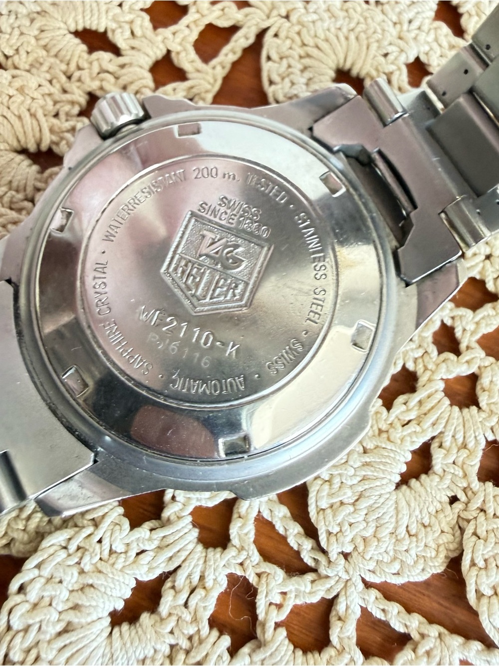 TAG Hever 4000 series
WF2110-K White Automatic Watch - Picture 6 of 14